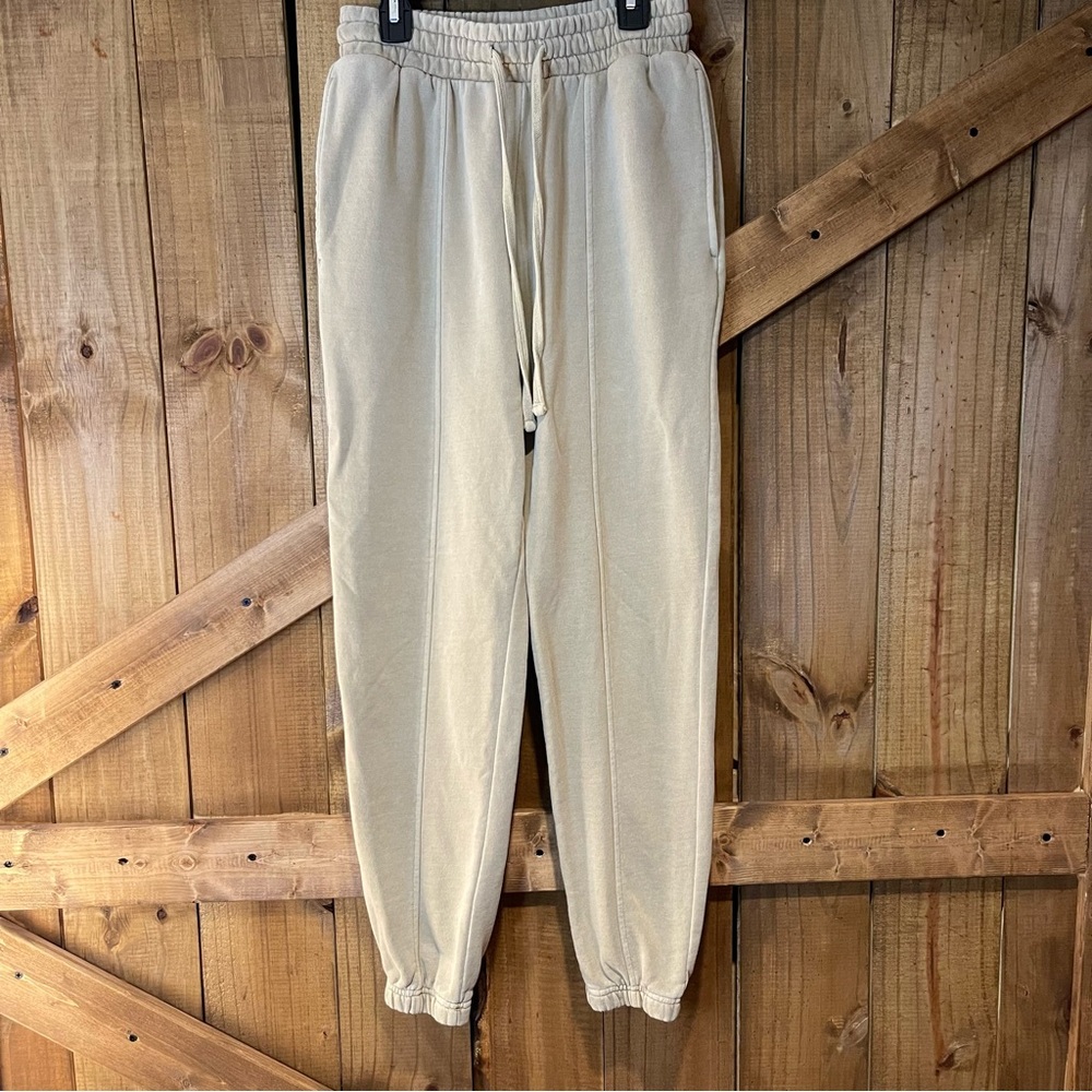 Men's Beige Jogger Pants